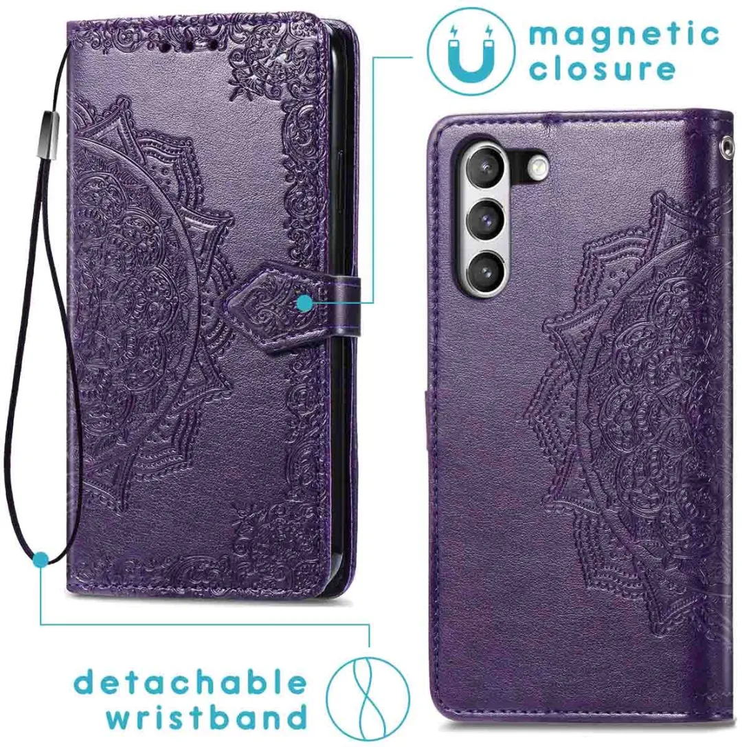 Imoshion Hoesje Samsung Galaxy S21 FE - 3 Pasjes - Paars