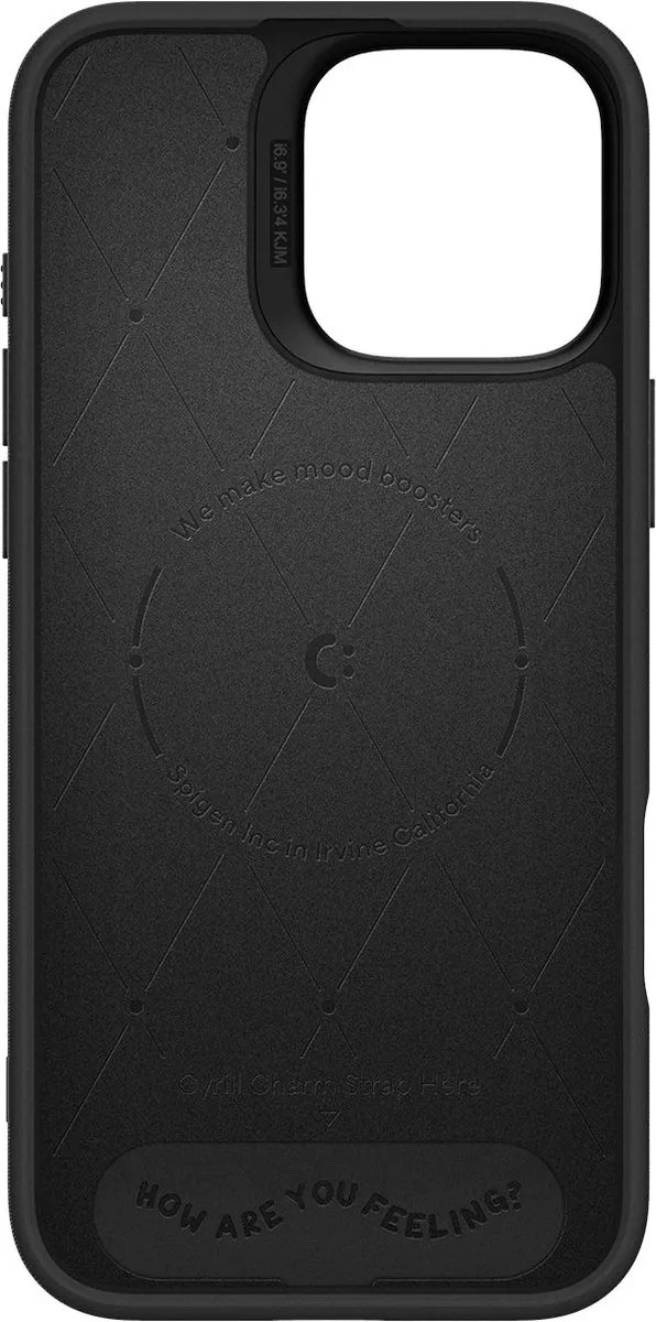 Spigen Cyrill Kajuk Mag Hoesje iPhone 16 Pro Max - MagSafe - Zwart