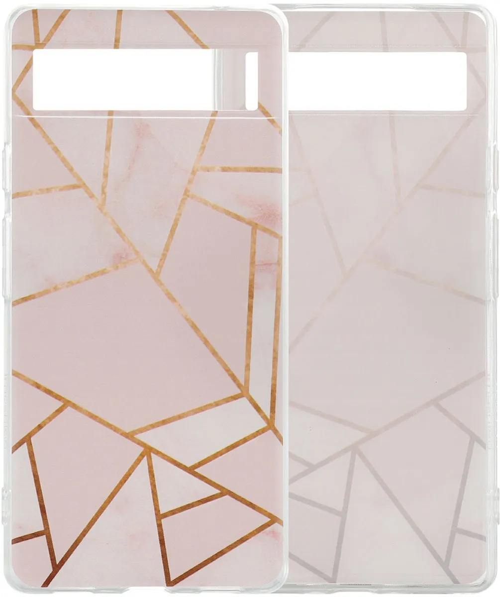 imoshion Hoesje Google Pixel 6a Pink Graphic
