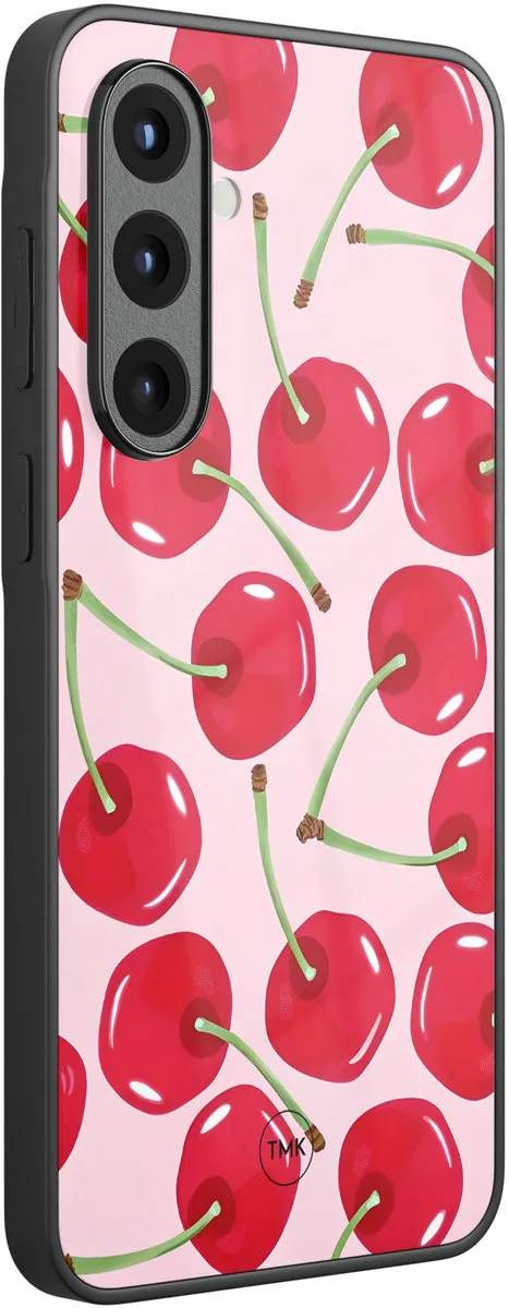 Casevibes Hoesje Samsung Galaxy A56 - Roze Sweet Cherry - TPU Glossy