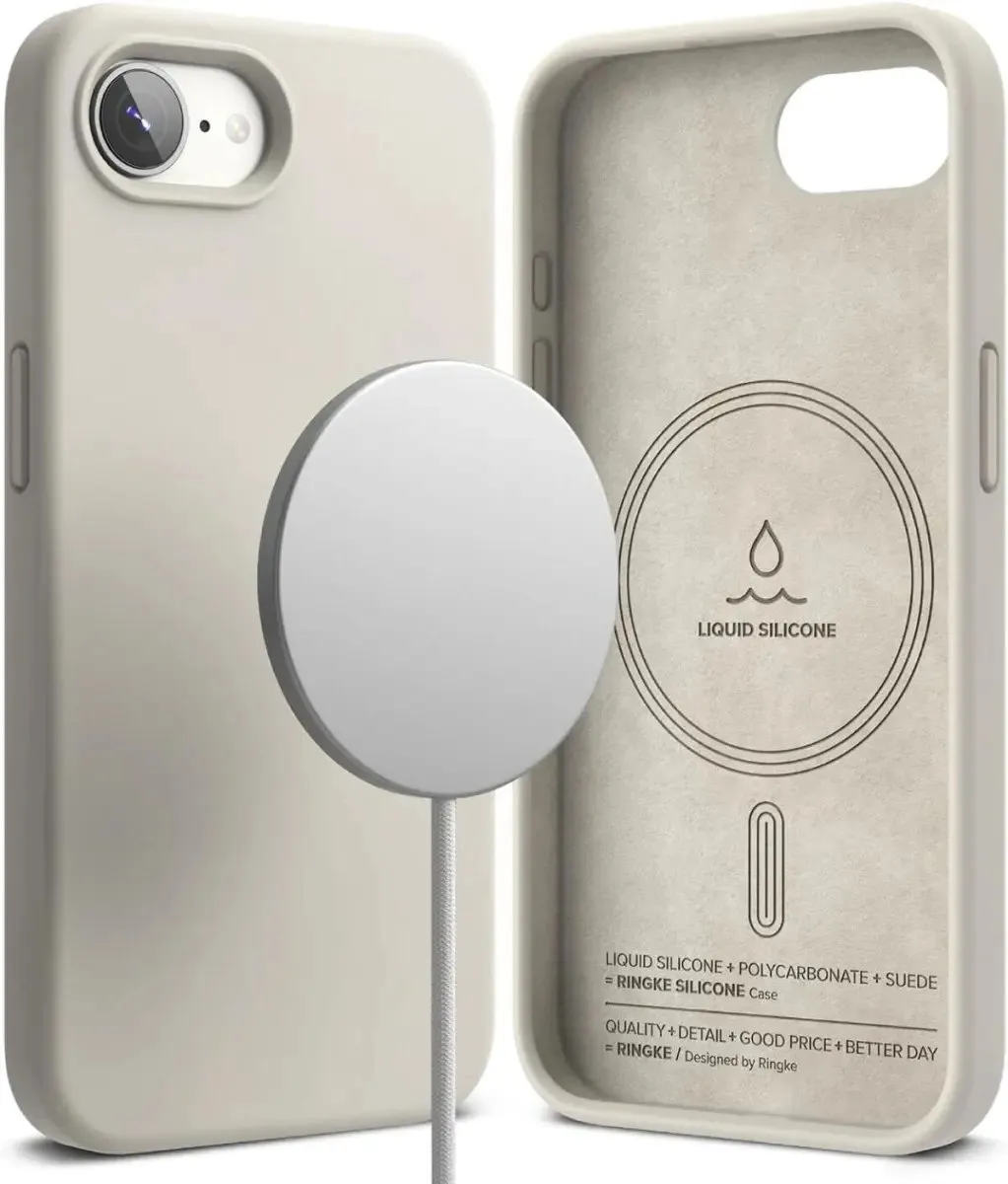 Ringke Silicone Magnetic Hoesje iPhone 16/17