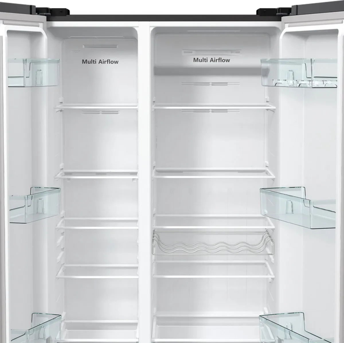 Hisense RS711N4AFE Koelkast 550L - No-Frost - Zwart