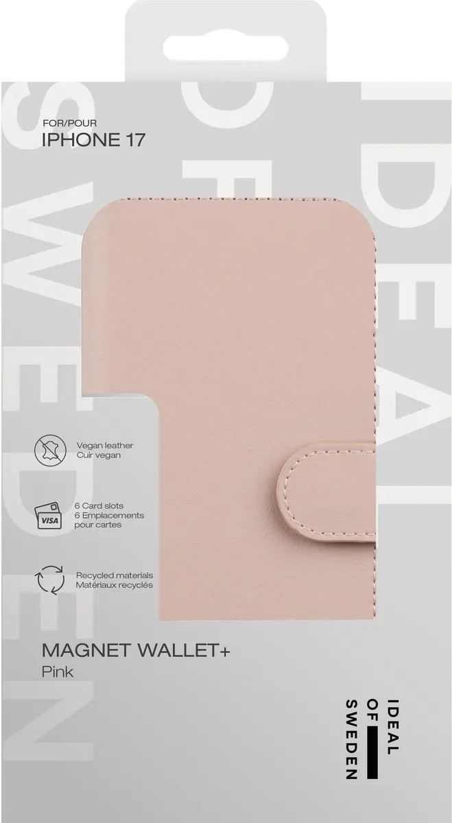 iDeal of Sweden Magnet Wallet+ IDMWP-I2561-51 - Roze