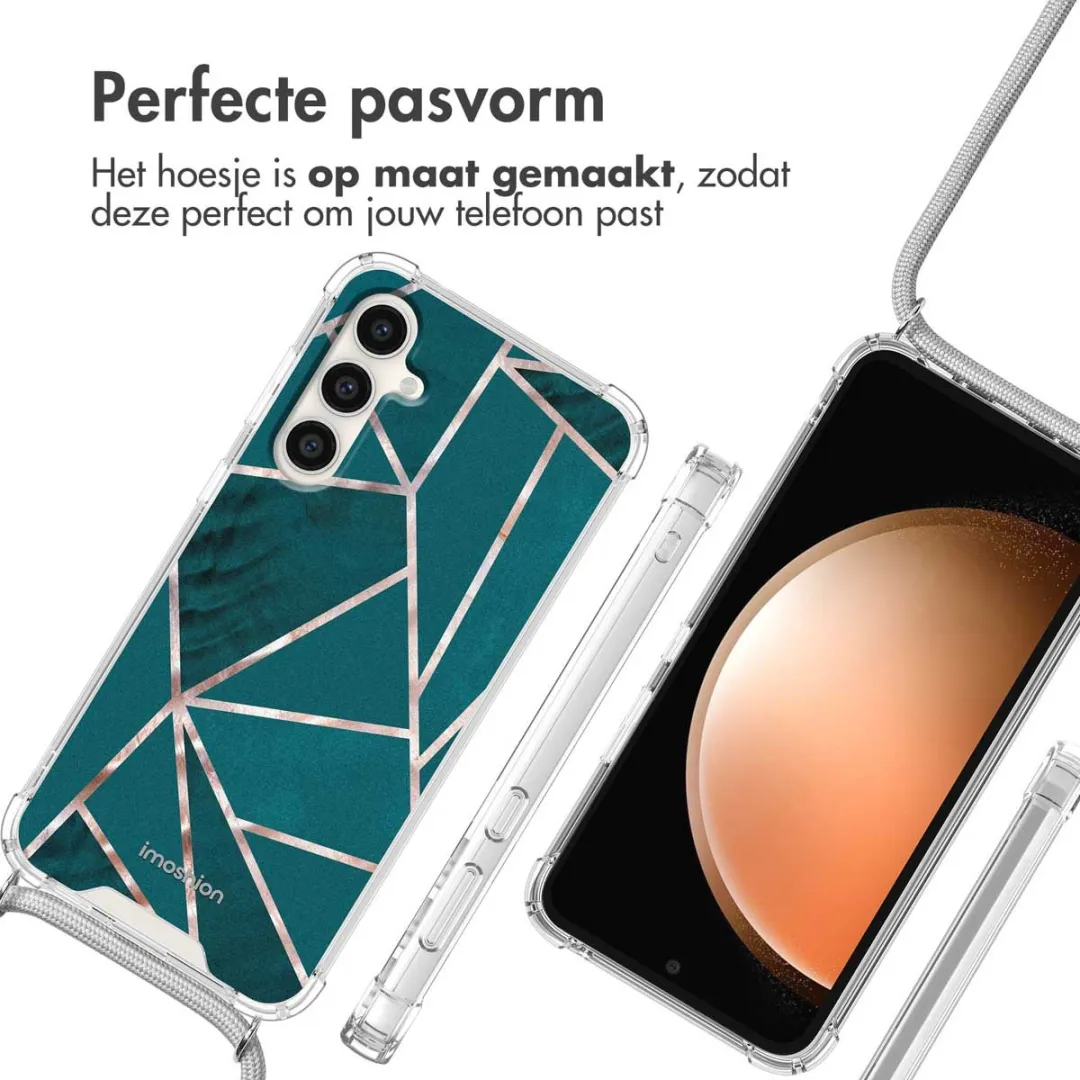Imoshion Hoesje Samsung Galaxy S23 FE - Petrol Green Graphic