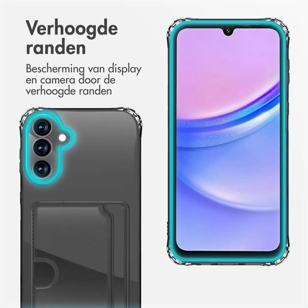 Imoshion Hoesje Samsung Galaxy A15 - 2 Pasjes - Transparant