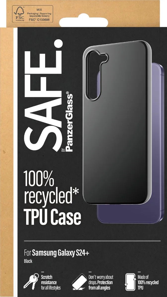 PanzerGlass Hoesje Samsung Galaxy S24+ - Zwart - 5711724956768