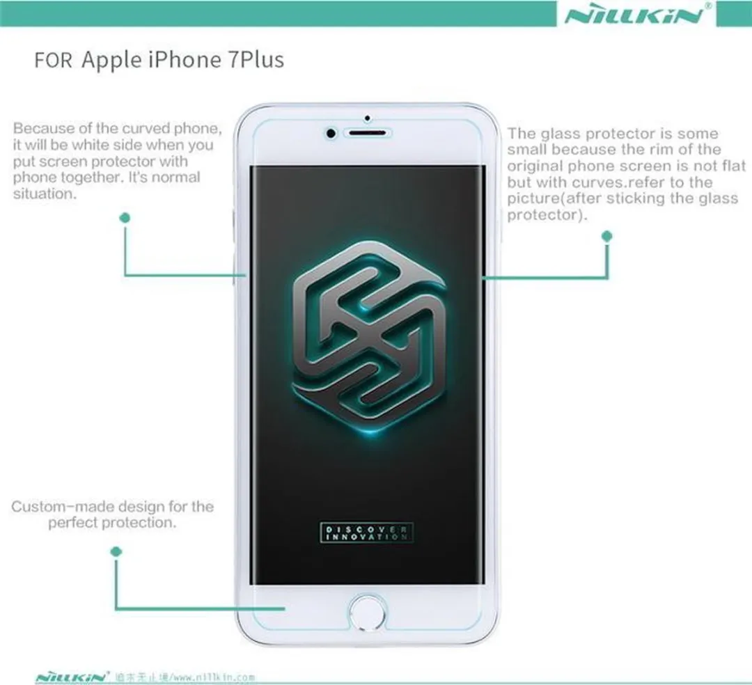 Nillkin DisplayFolio Tempered Glass H+ Pro iPhone 7 Plus - afbeelding 2 van 6
