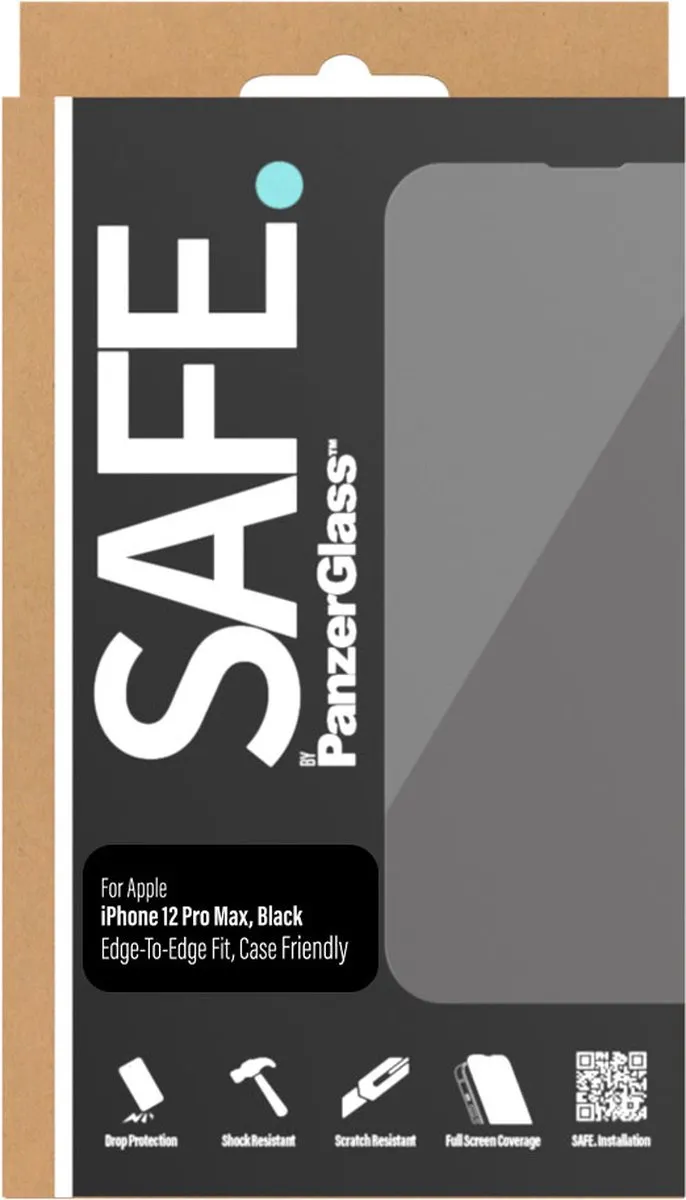 PanzerGlass iPhone 12 Pro Max Schermbeschermer - Transparant