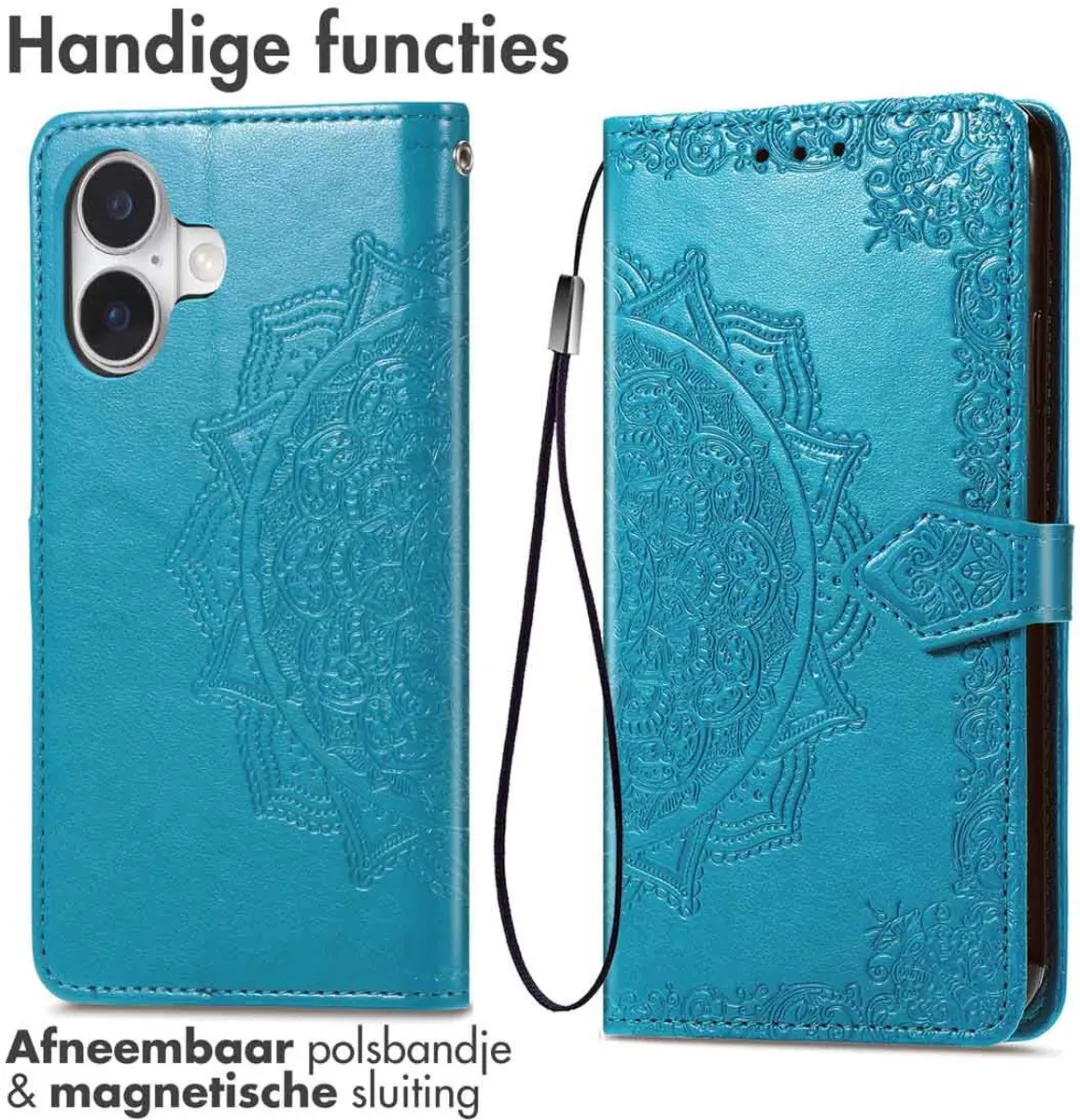 Imoshion Hoesje iPhone 17 - Turquoise - 3 Pasjes - afbeelding 6 van 6