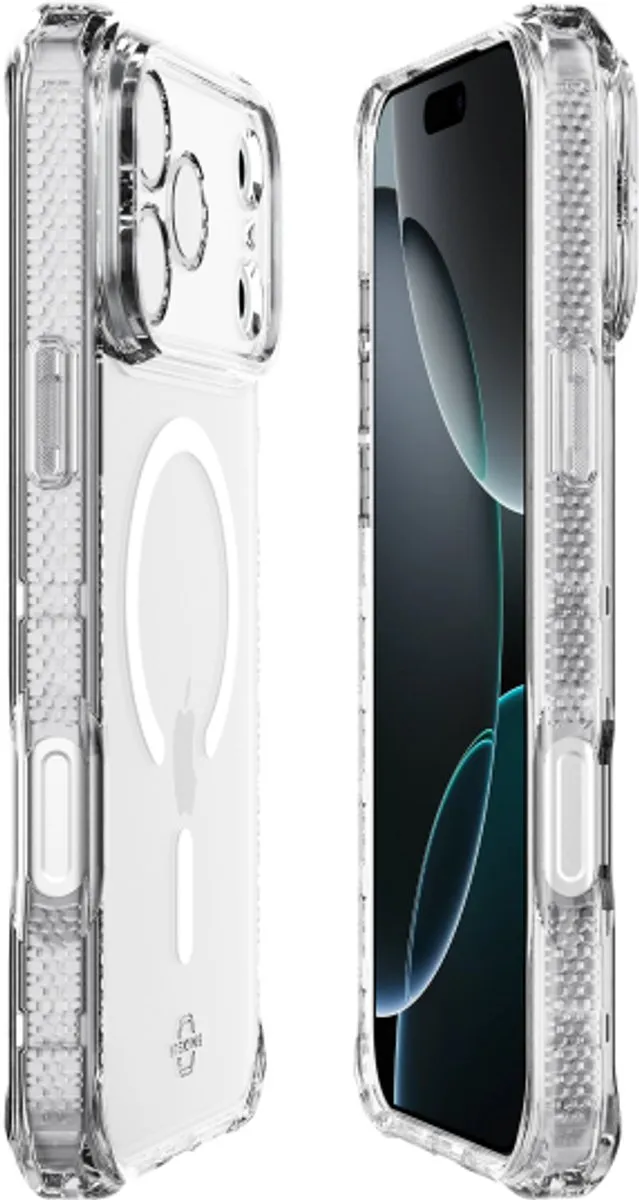 Itskins Level 2 HybridMagClear AP7X-HMACR-TRSP iPhone 17 Pro Hoesje - Transparant