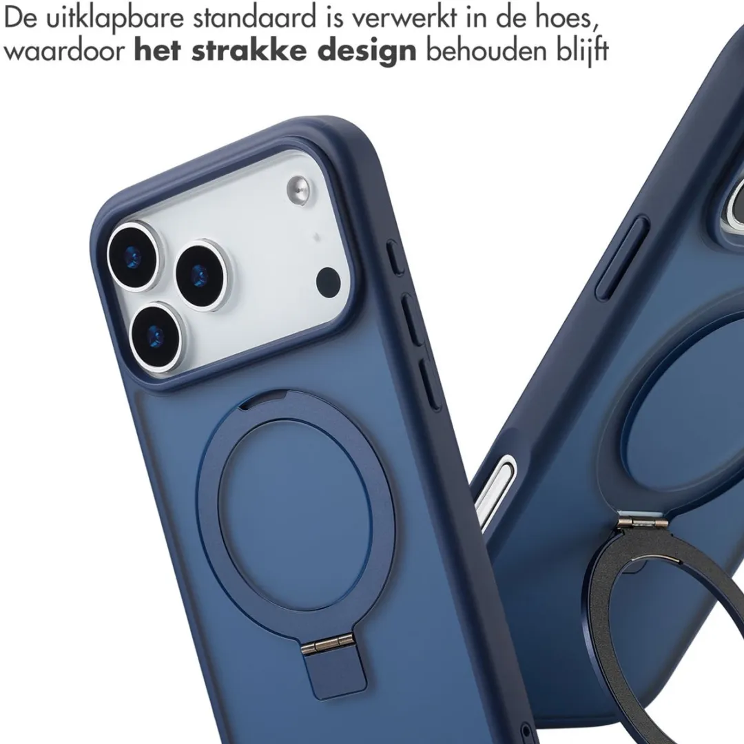Accezz iPhone 17 Pro Max Hoesje - Blauw - MagSafe