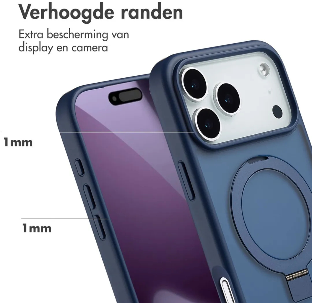 Accezz iPhone 17 Pro Max Hoesje - Blauw - MagSafe