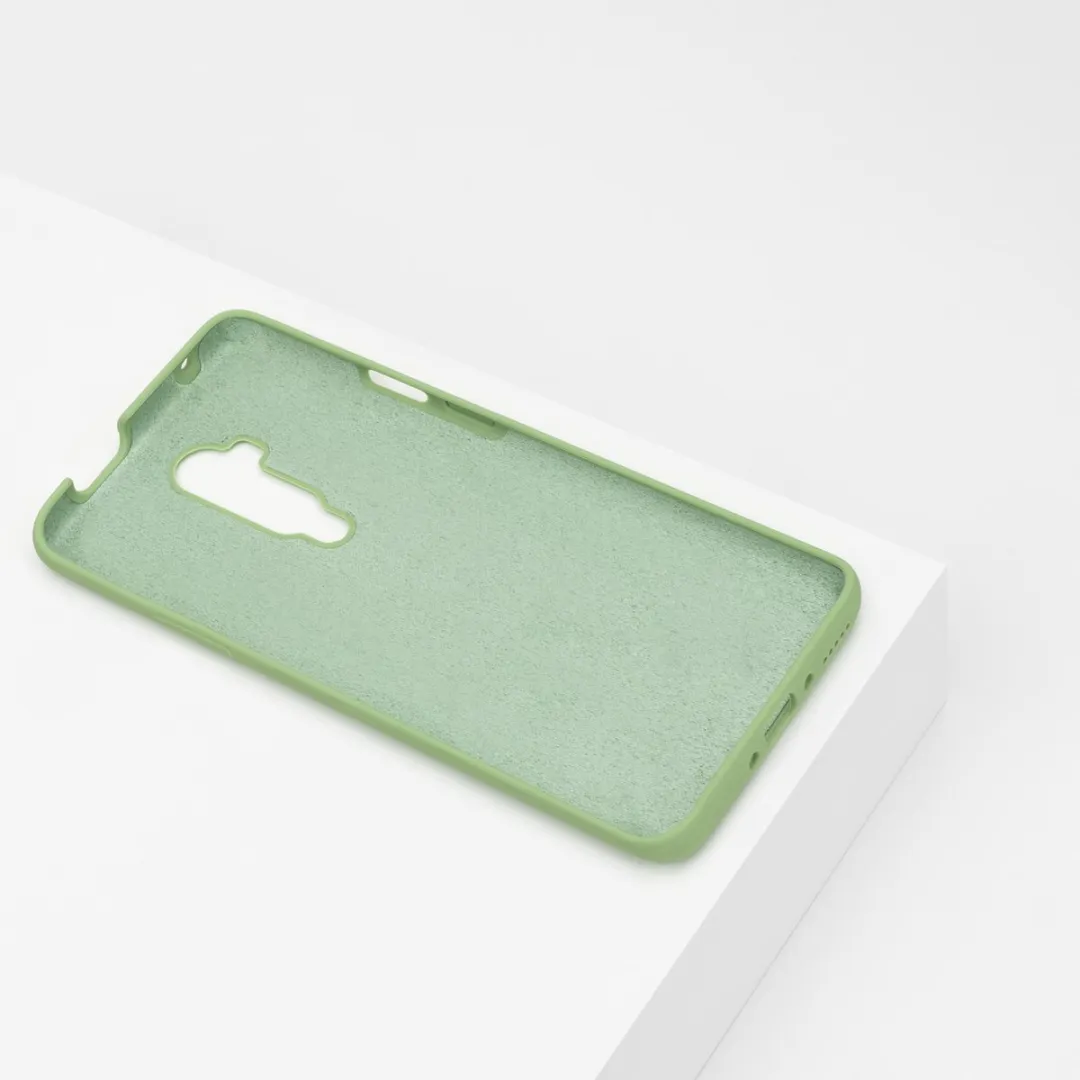 BMAX Siliconen Hoesje OnePlus 7 Pro - Mintgroen