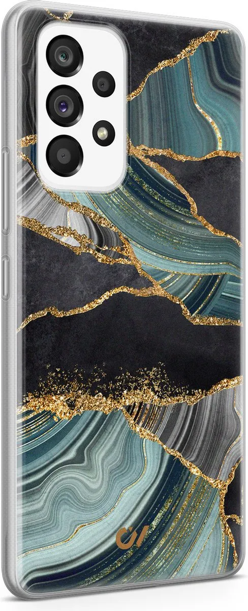 Casevibes Galaxy A53 Hoesje - Marble Jade Stone - Multi