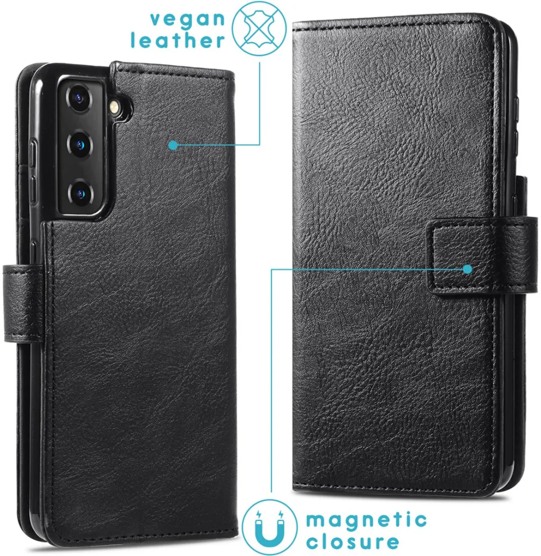 Imoshion Hoesje Samsung Galaxy S21 Plus - 3 Pasjes - Zwart