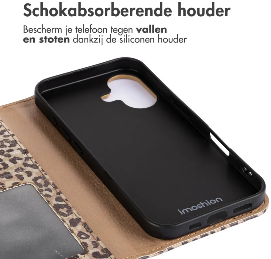 Imoshion iPhone 16 Hoesje Leopard Mood - 3 Pasjes
