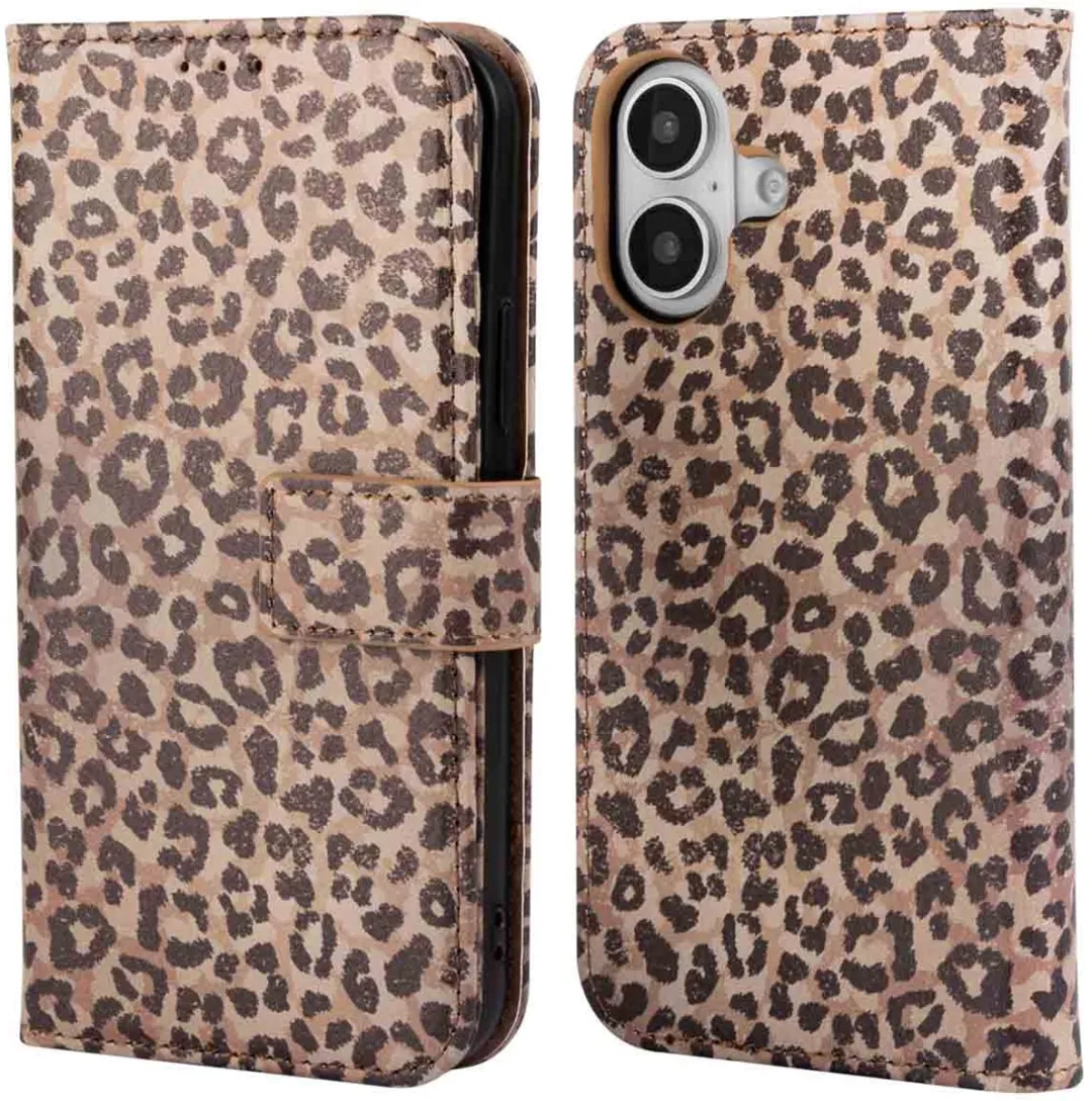 Imoshion iPhone 16 Hoesje Leopard Mood - 3 Pasjes