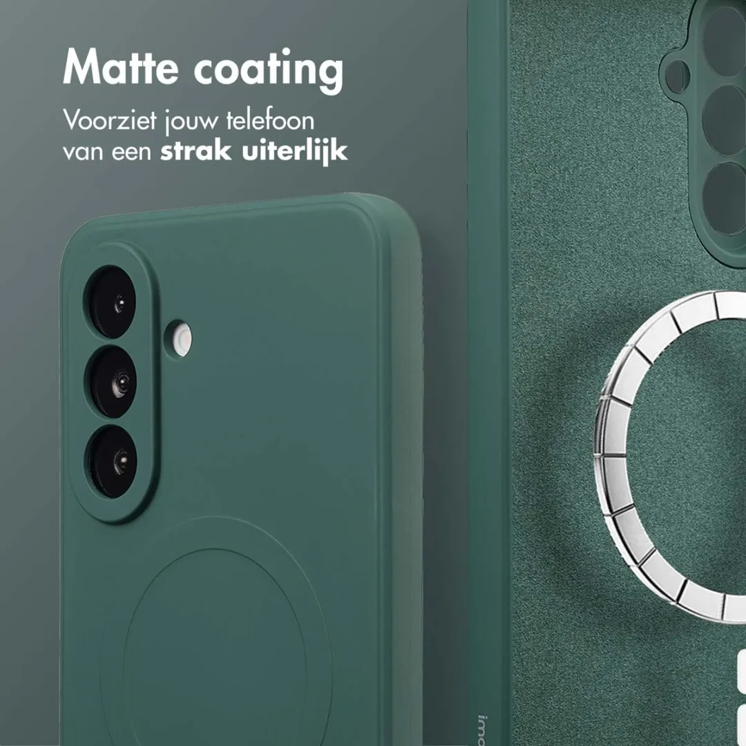 Imoshion Hoesje Samsung Galaxy A56 - Donkergroen MagSafe