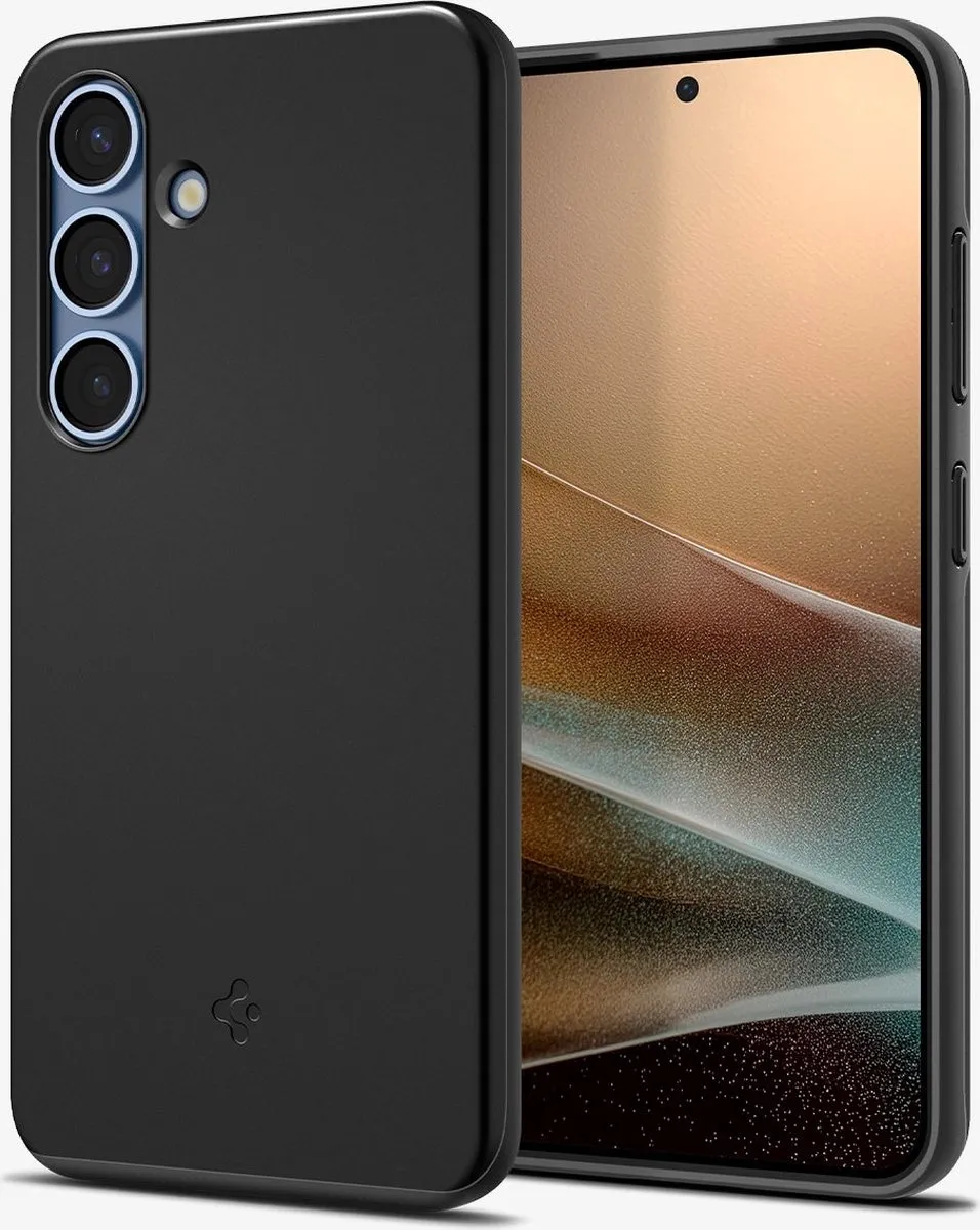 Spigen Thin Fit MagFit Hoesje S25 - Zwart - 8809971238243