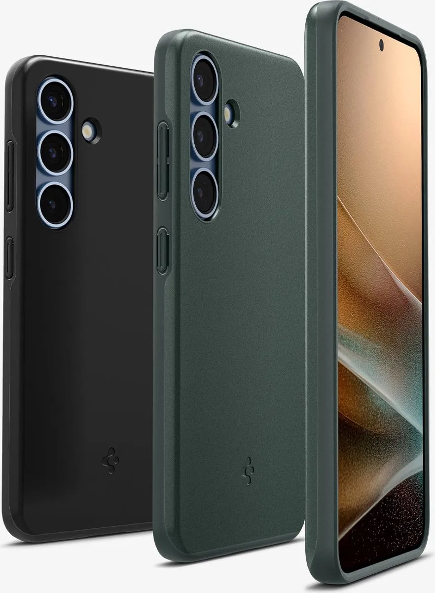 Spigen Thin Fit MagFit Hoesje S25 - Zwart - 8809971238243