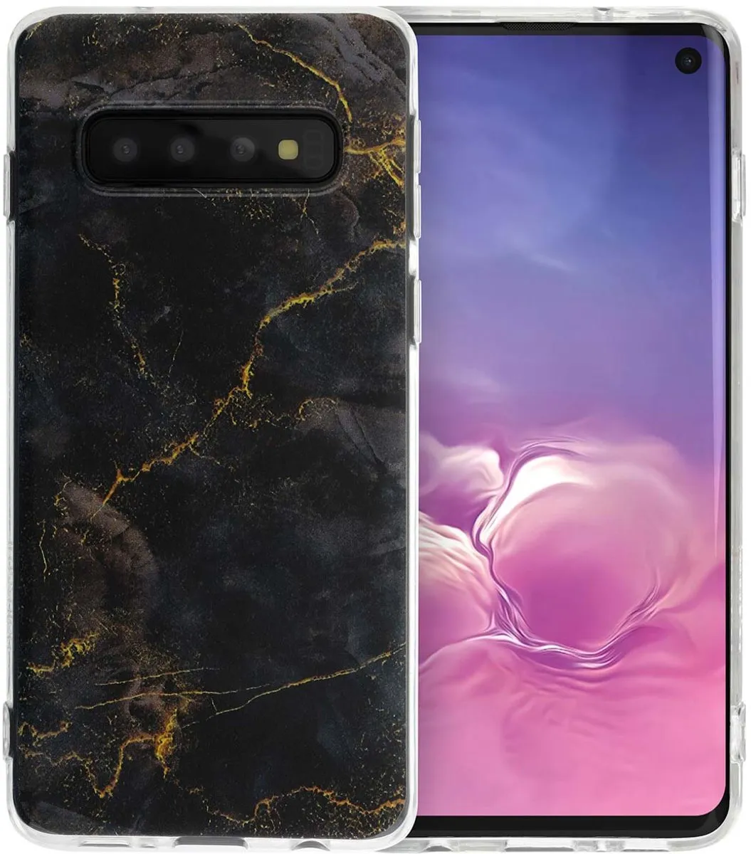 Imoshion Hoesje Samsung Galaxy S10 Black Marble