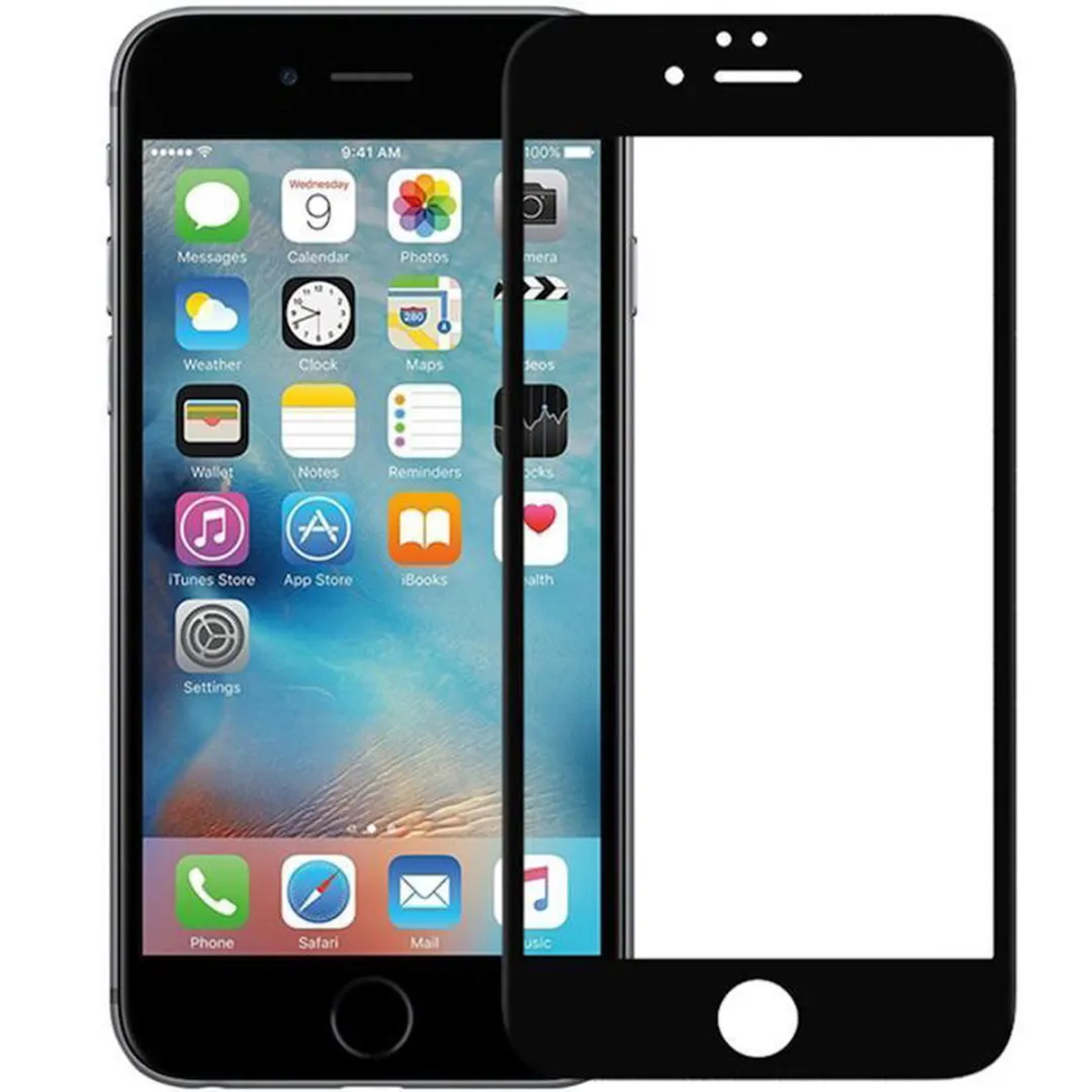 Nillkin Full Face 3D AP+ PRO iPhone 6/6s Glasbeschermer - Zwart - afbeelding 4 van 6