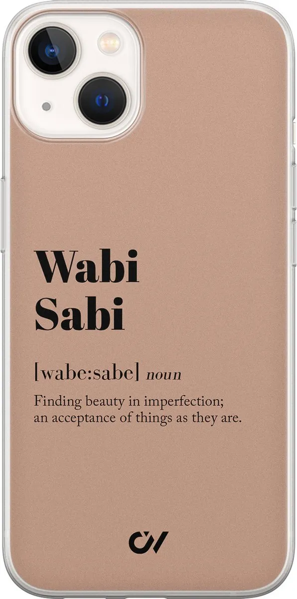 Casevibes Hoesje iPhone 13 Wabi Sabi A/13/UV/038