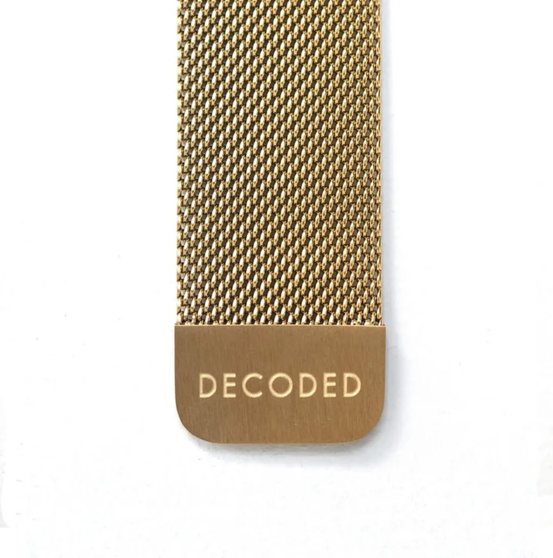 Decoded Stainless Steel Apple Watch Band - Goud - afbeelding 2 van 6