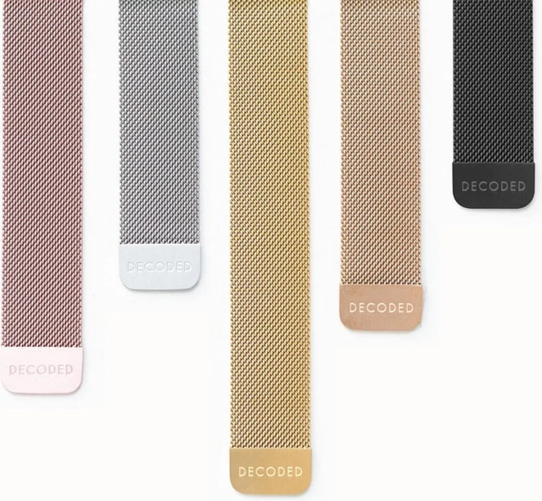 Decoded Stainless Steel Apple Watch Band - Goud - afbeelding 4 van 6