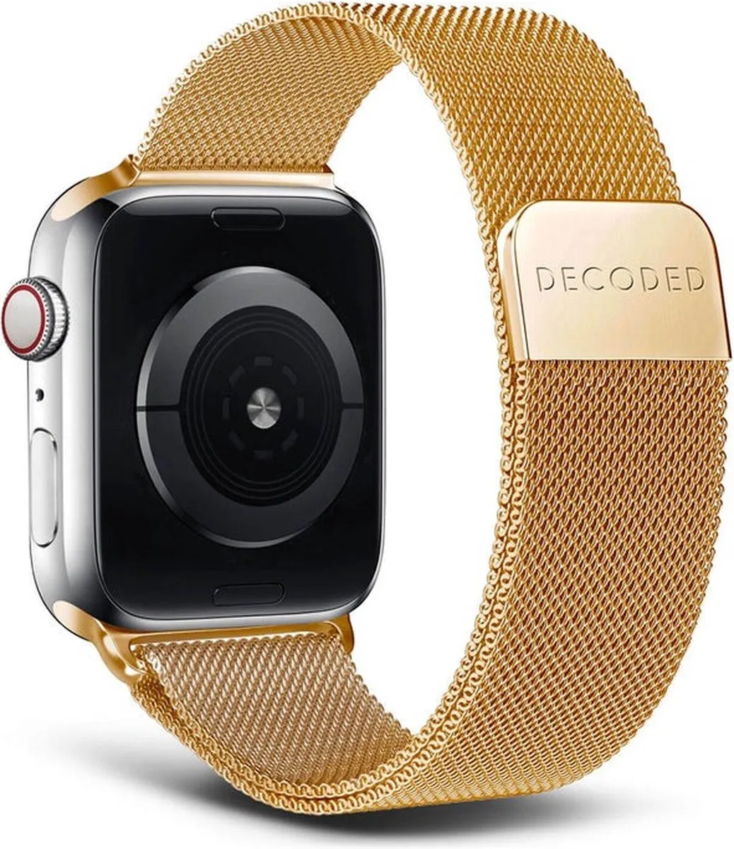 Decoded Stainless Steel Apple Watch Band - Goud