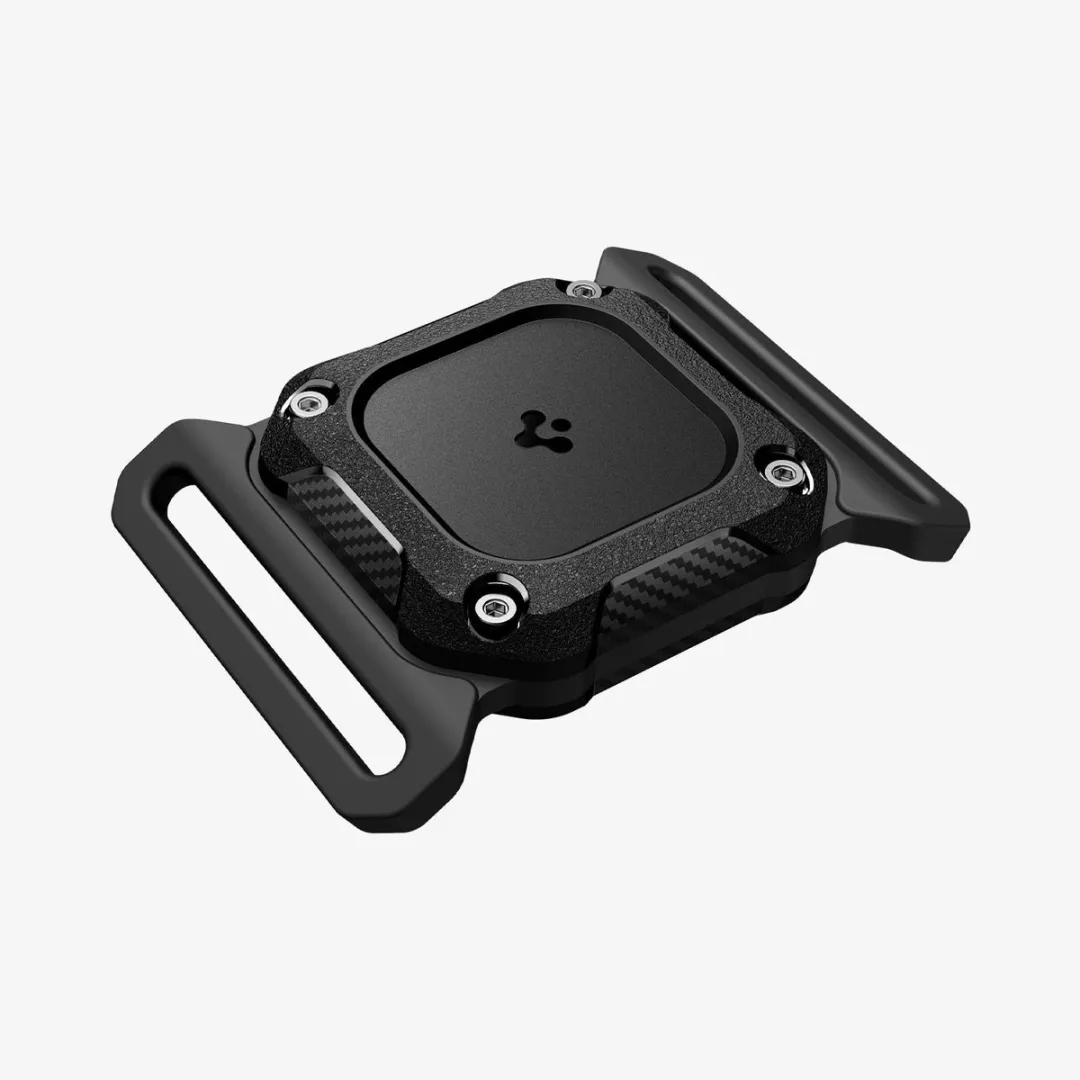 Spigen Tough Armor AirTag Nekbescherming - Black