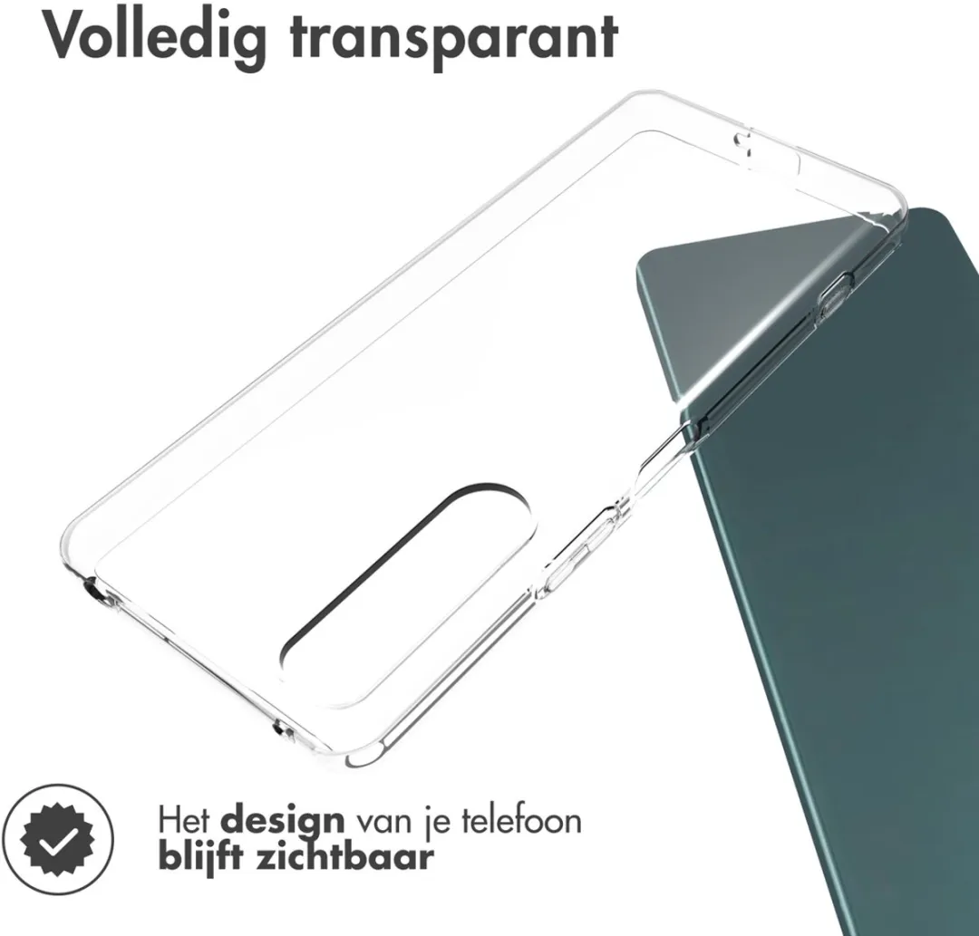Accezz Hoesje Sony Xperia 5 IV - Transparant