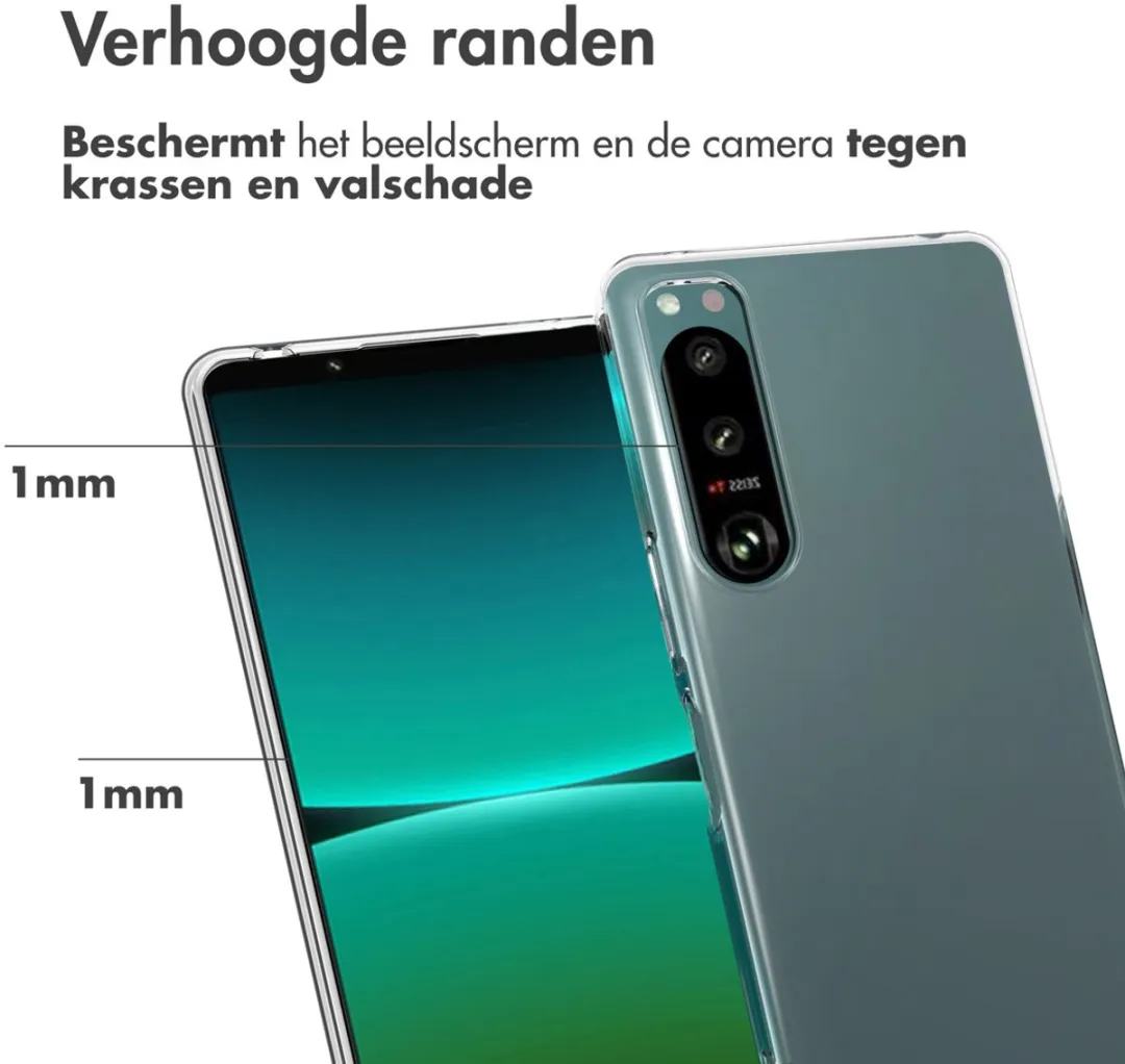 Accezz Hoesje Sony Xperia 5 IV - Transparant
