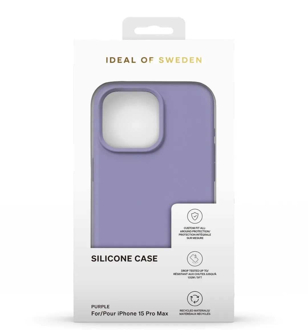 iDeal of Sweden Silicone Hoesje iPhone 15 Pro Max - Purple - IDSIC-I2367P-474 - afbeelding 5 van 5