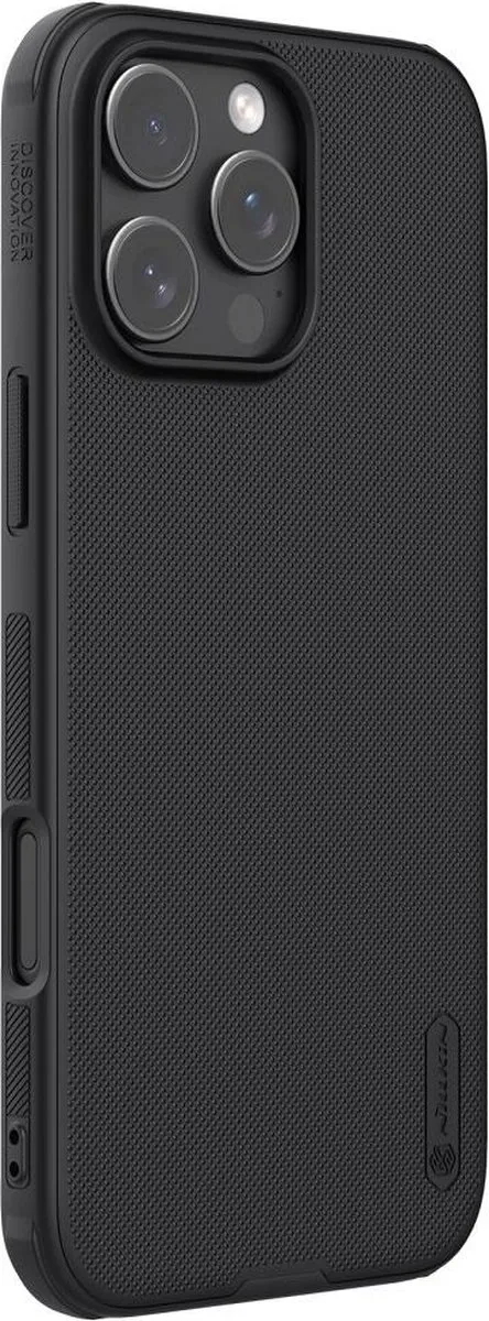 Nillkin Frosted Shield Hoesje iPhone 16 Pro - MagSafe - Zwart