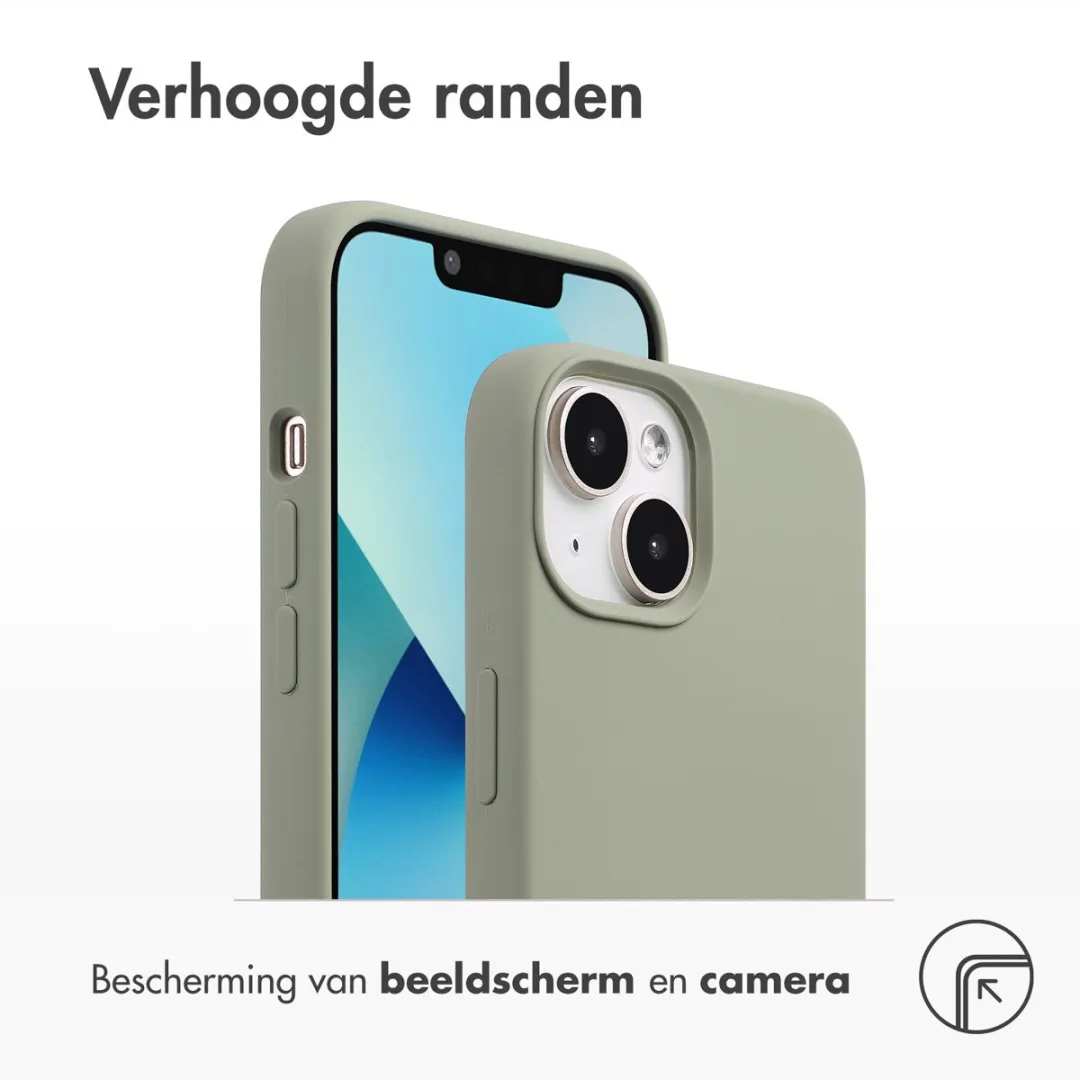Accezz Hoesje iPhone 13 Mini MagSafe - Olijfgroen - afbeelding 6 van 6
