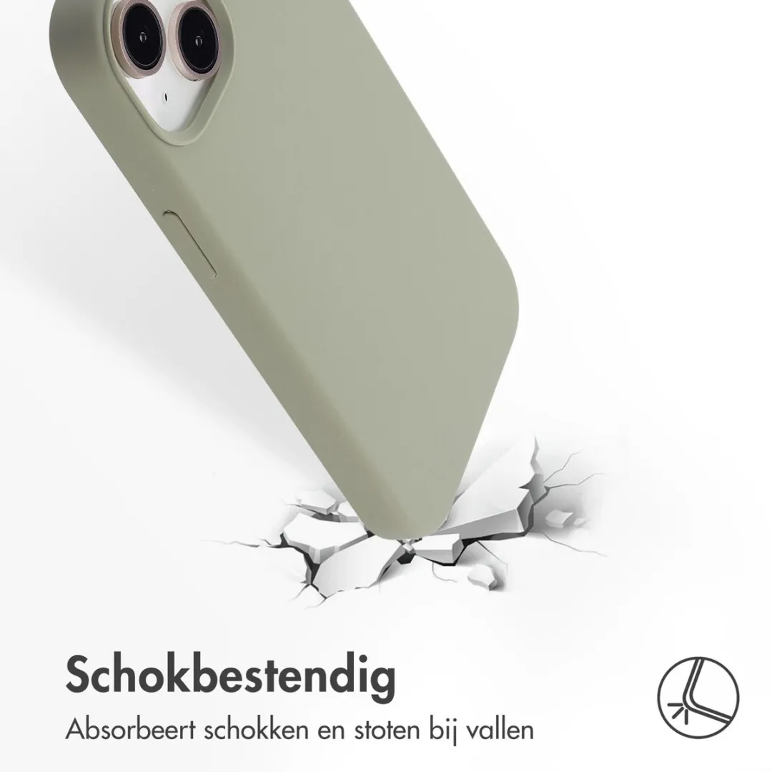 Accezz Hoesje iPhone 13 Mini MagSafe - Olijfgroen
