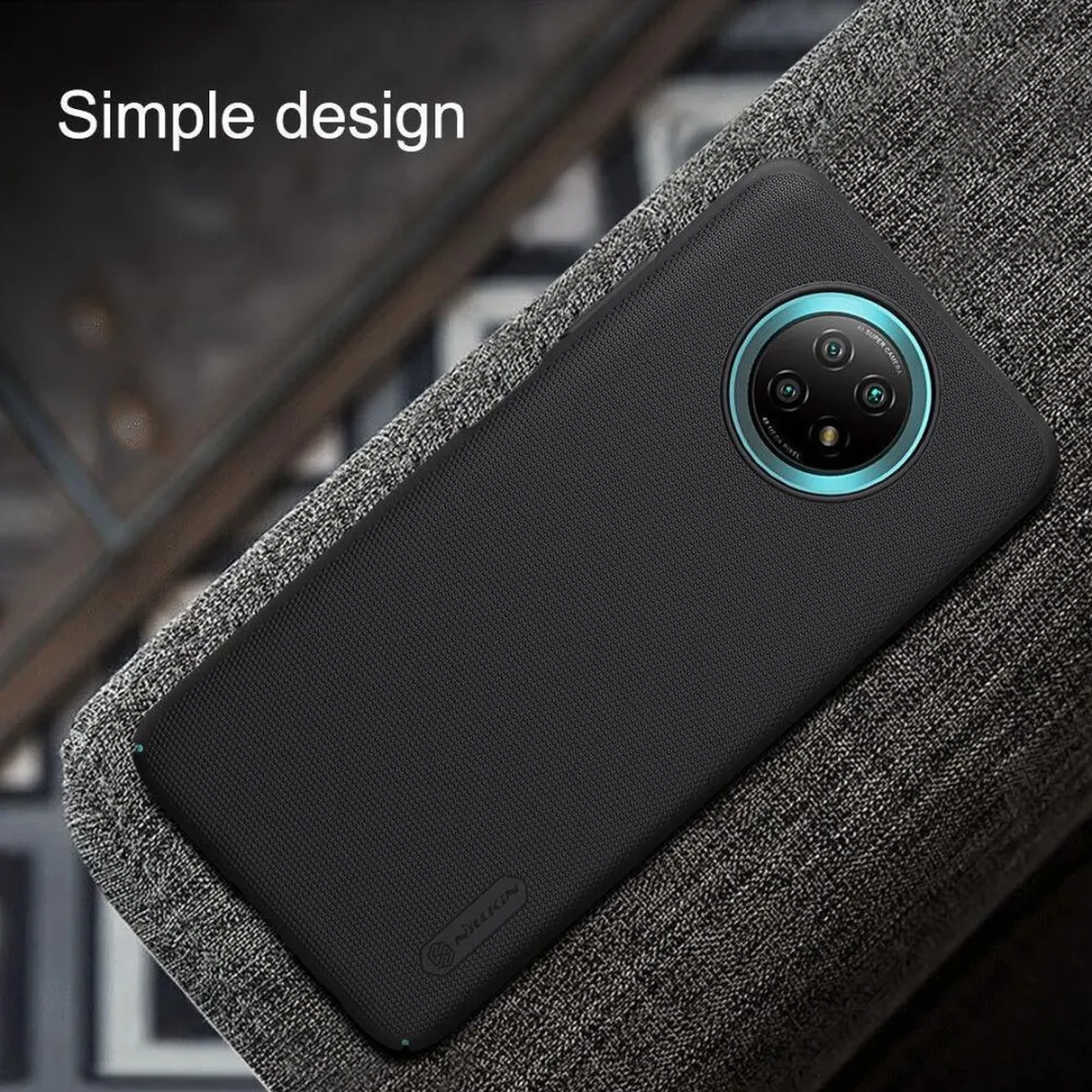 Nillkin Super Frosted Shield Hoesje Xiaomi Redmi Note 9T - Zwart - afbeelding 6 van 6