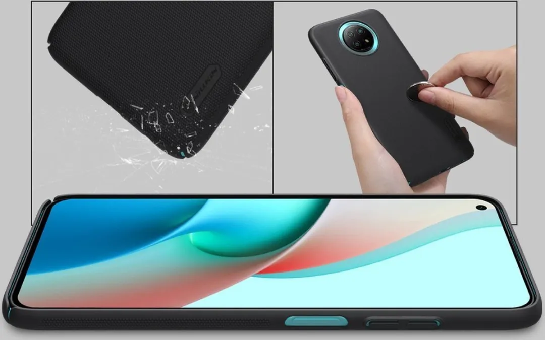Nillkin Super Frosted Shield Hoesje Xiaomi Redmi Note 9T - Zwart - afbeelding 2 van 6