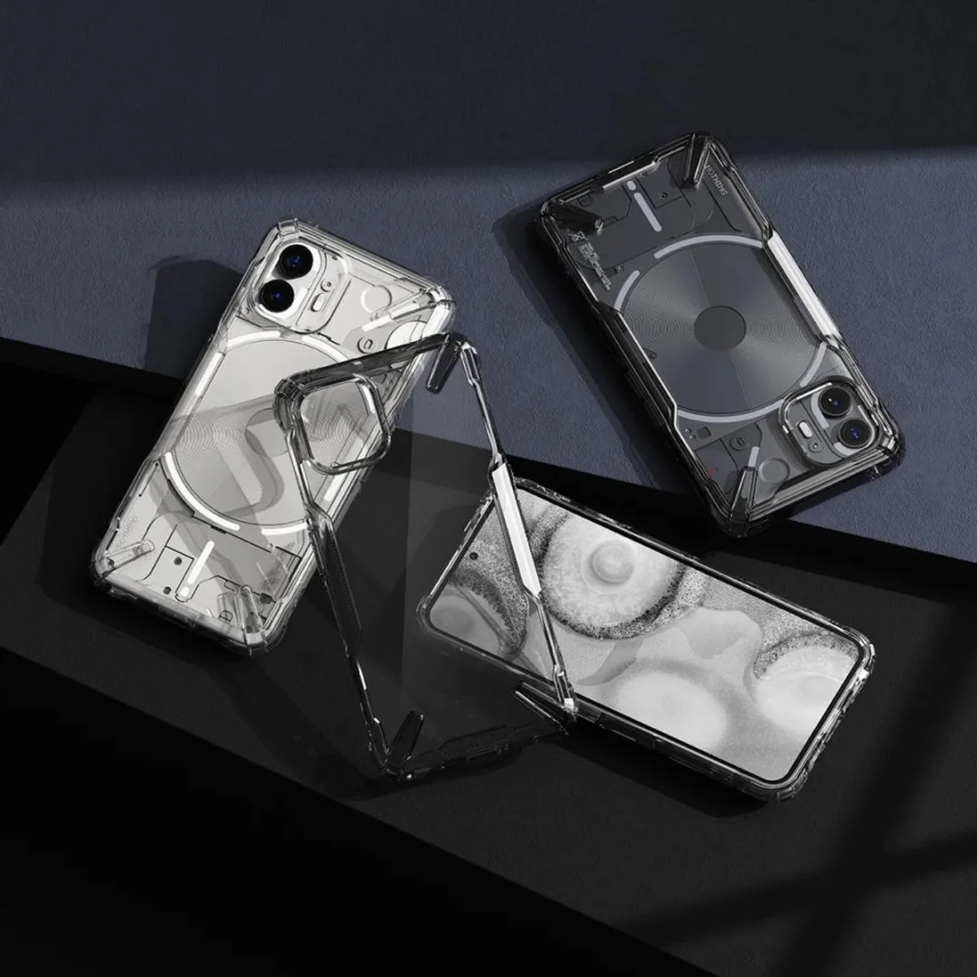 Ringke Fusion X Telefoonhoes - 2 Stuks - Zwart - afbeelding 3 van 6