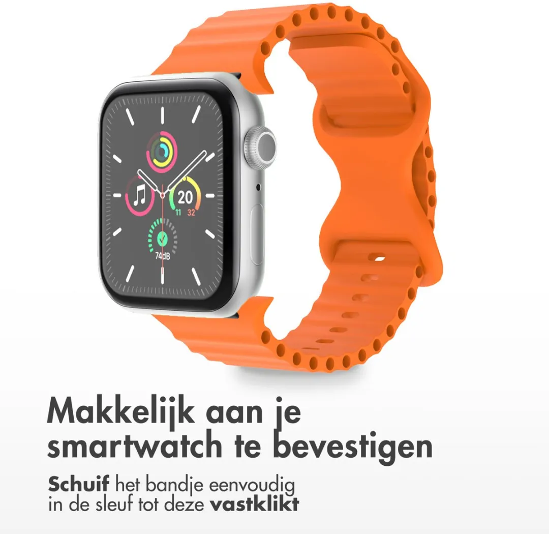 Imoshion Siliconen Bandje Apple Watch 38-42mm - Oranje