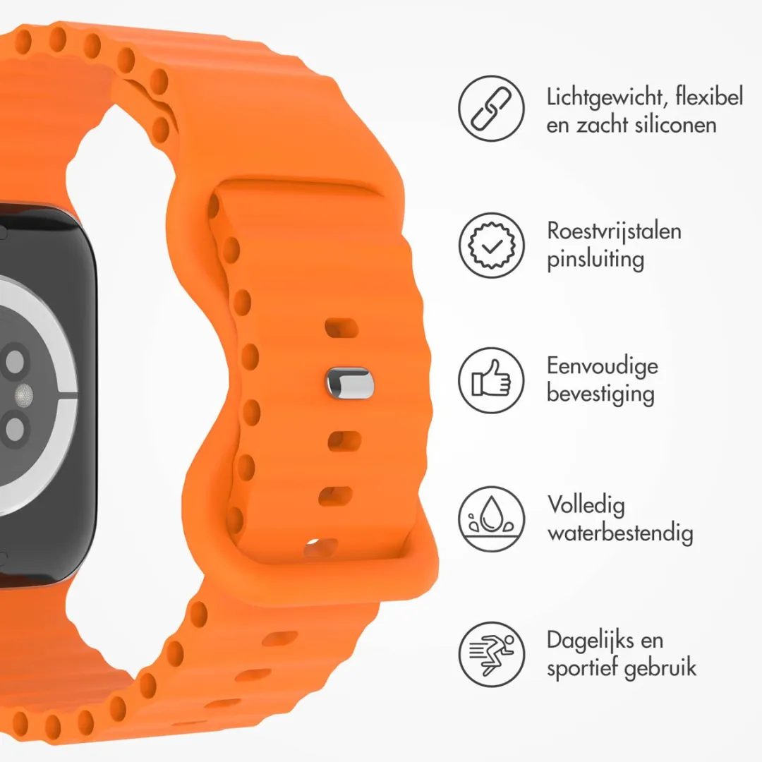 Imoshion Siliconen Bandje Apple Watch 38-42mm - Oranje