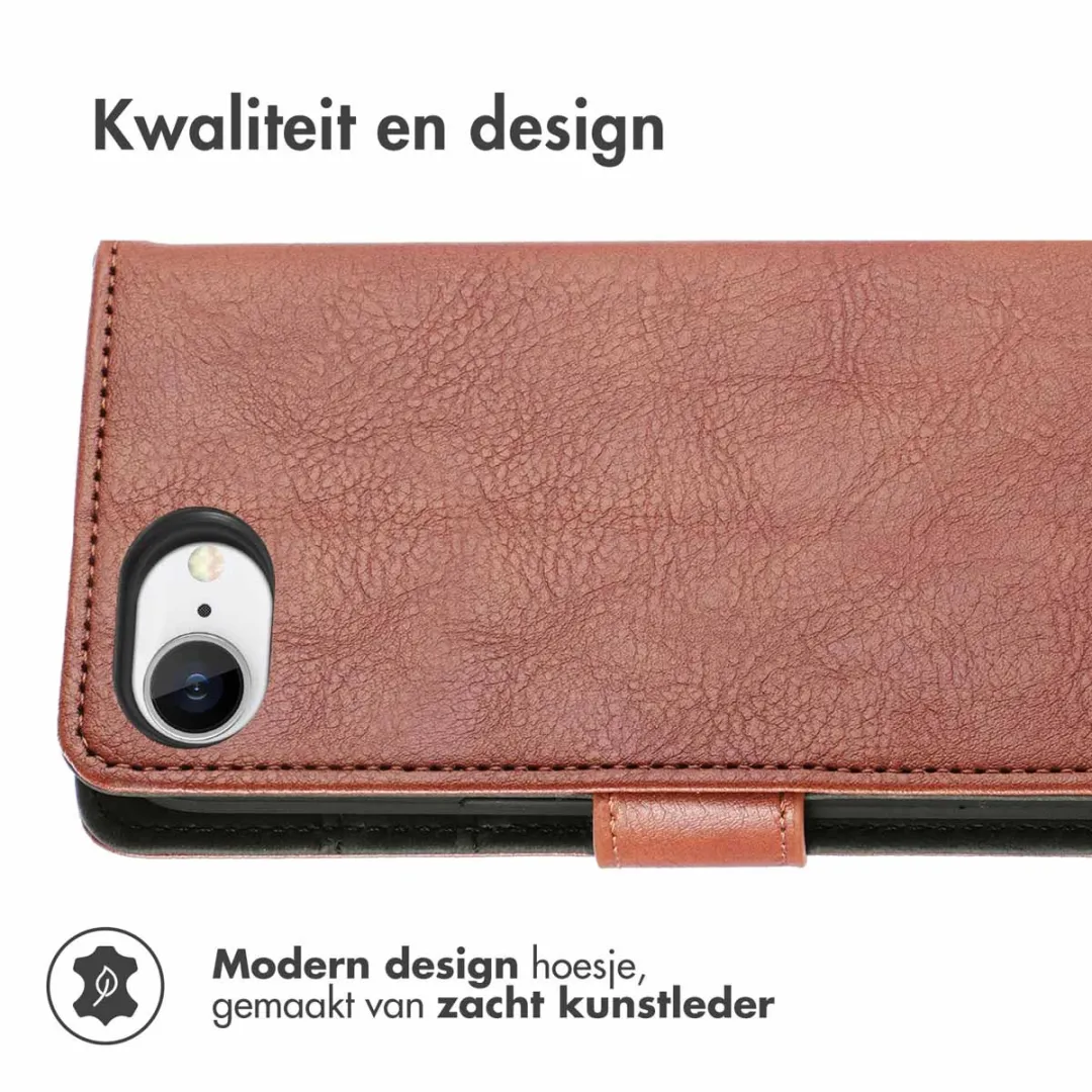 Imoshion Hoesje iPhone 16e Bruin - 3 Pasjes