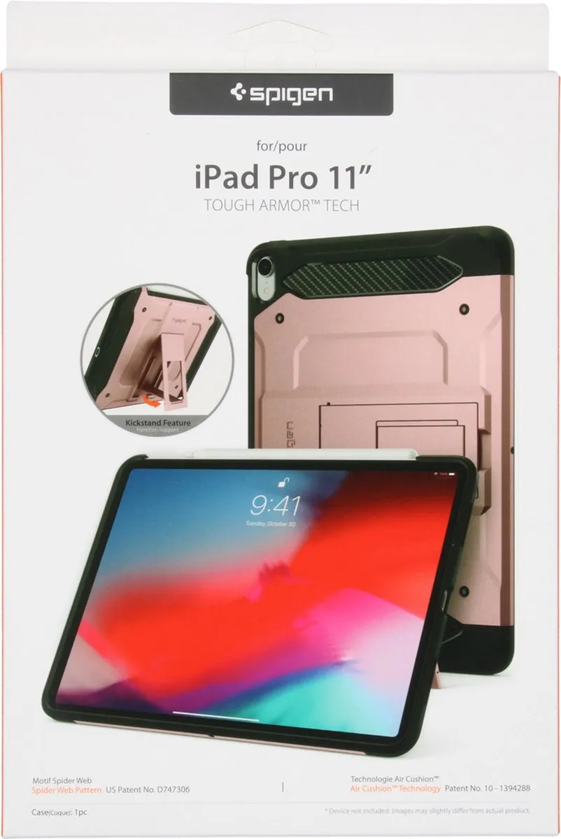 Spigen Tough Armor Tech Backcover 4553473 - iPad Pro 11 (2018) Roze/Rose goud