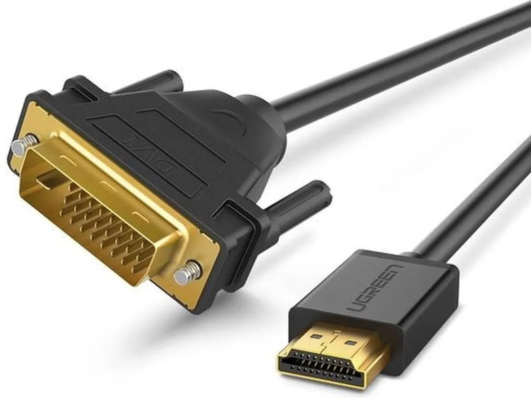 Ugreen HDMI naar DVI 24+1 Adapter Kabel 1M