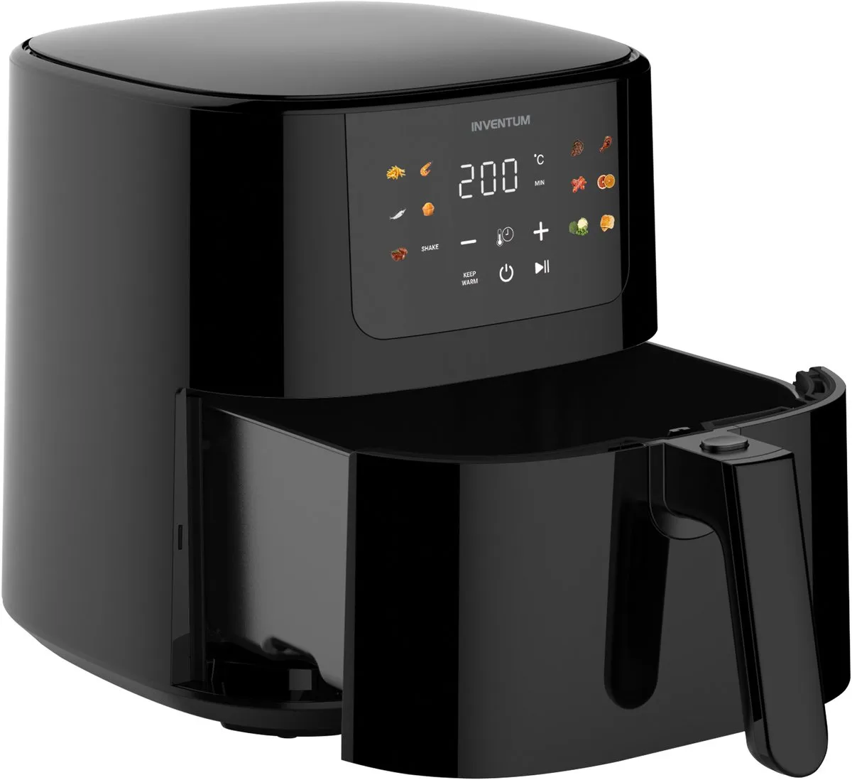Inventum GF501HLDB Airfryer 5L - 1500W - Zwart - afbeelding 6 van 6
