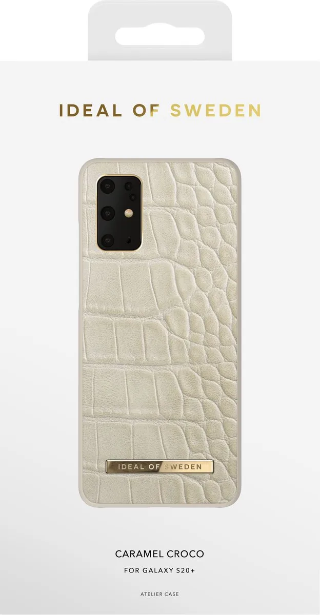 iDeal of Sweden Atelier Case Galaxy S20+ - Caramel Croc