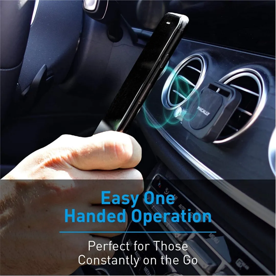 Macally MRINGPOPMAG Telefoonhouder Auto - Magnetisch - Zwart