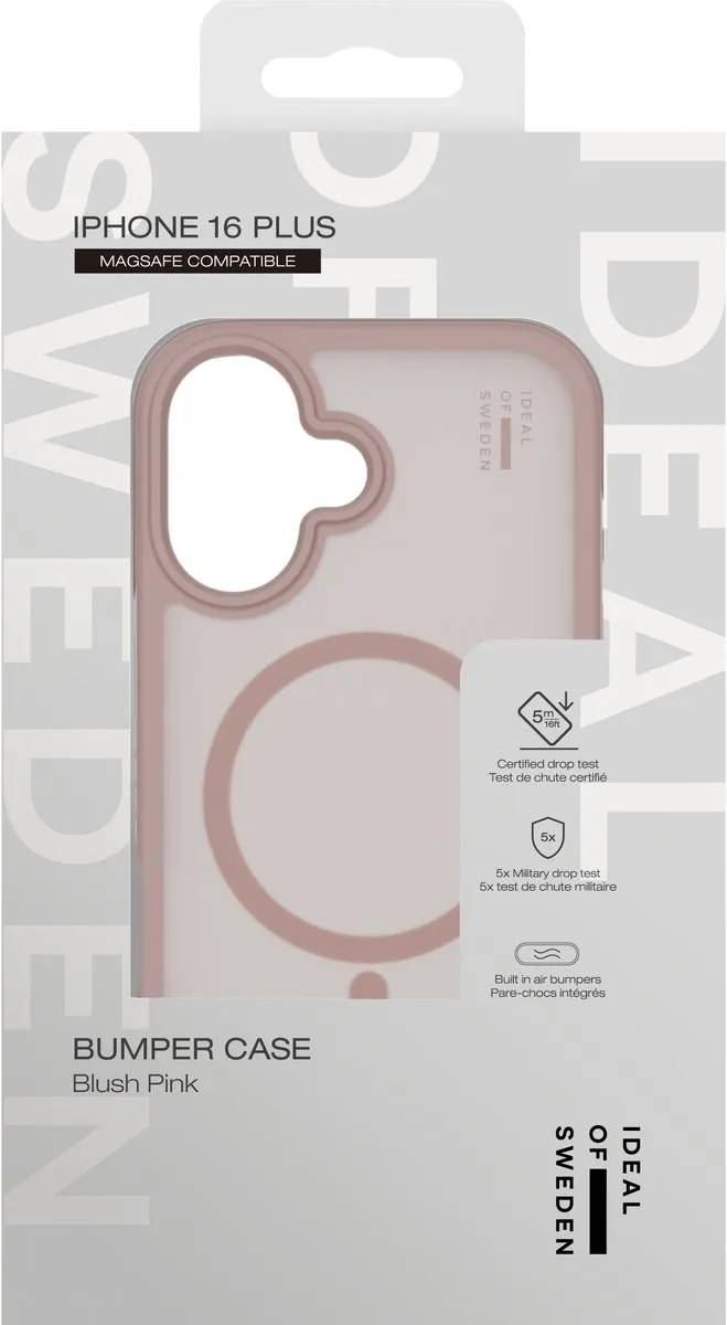 iDeal of Sweden Ideal Bumper Case iPhone 16 Plus - Blush Pink - IDBPCMS-I2467-408 - afbeelding 3 van 6