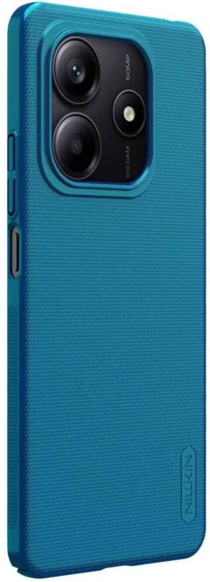 Nillkin Super Frosted Shield Hoesje Xiaomi Redmi Note 14 5G - Blauw - afbeelding 6 van 6